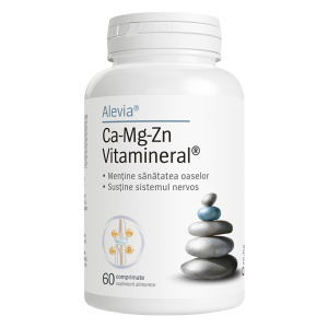 Ca-Mg-Zn Vitamineral 60 comprimate