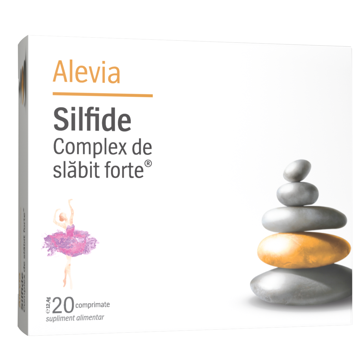Alevia Silfide Complex de slabit Forte cps + Ceai de slabit 20 pl