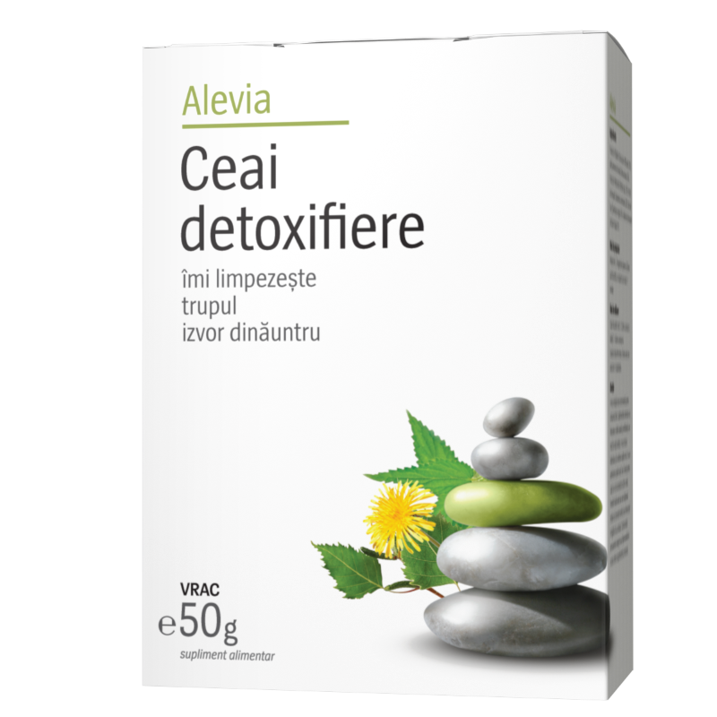 Ceai detoxifiere, 50 g, Alevia : Farmacia Tei online