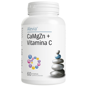 CaMgZn + Vitamina C 60 comprimate